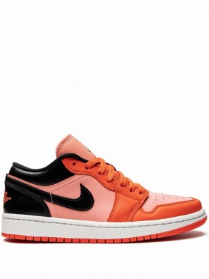 Air Jordan 1 Nike Jordan 1 Low Orange Black Mujer Naranjas Negras | WJD-208137