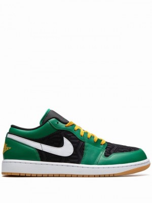 Air Jordan 1 Nike Low SE Hombre Verde Negras | ZHO-861923