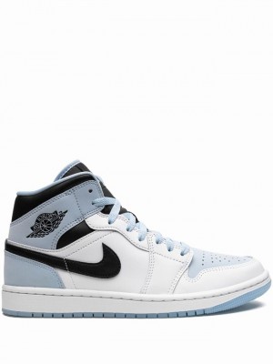 Air Jordan 1 Nike Mid SE Hombre Blancas Azules | MSI-916523