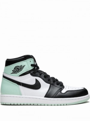Air Jordan 1 Nike Retro High OG NRG Hombre Blancas Negras Verde | XGO-926835