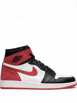 Air Jordan 1 Nike Retro Hombre Blancas Negras Rojas | HKY-694012