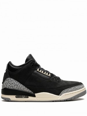 Air Jordan 3 Nike Off Noir Mujer Negras | QGH-062849