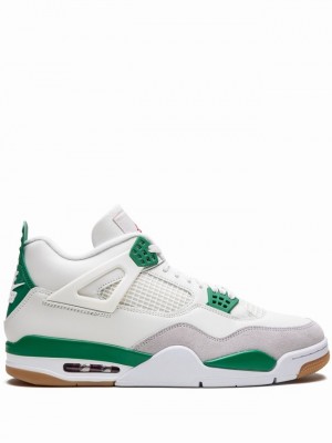 Air Jordan 4 Nike x SB Hombre Blancas Verde | SBM-072853