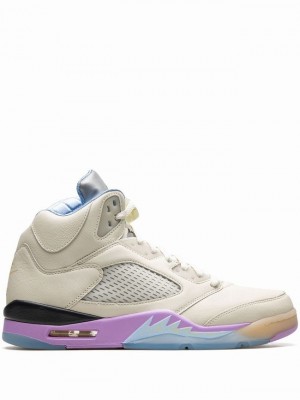 Air Jordan 5 Nike x DJ Khaled We The Best Mujer Blancas | UYB-190428