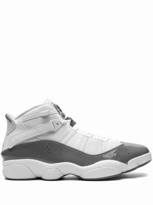Air Jordan 6 Nike Rings Cool Hombre Blancas Gris | DPN-238607