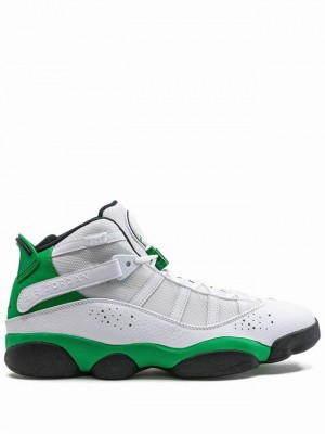 Air Jordan 6 Nike Rings Hombre Blancas Verde | DUB-762498