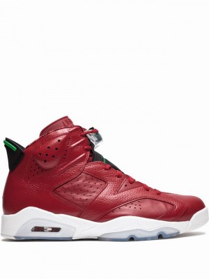 Air Jordan 6 Nike Spiz'ike High Top Hombre Rojas | HIE-821059