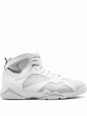 Air Jordan 7 Nike Retro Pure Platinum Hombre Blancas | CWA-729450