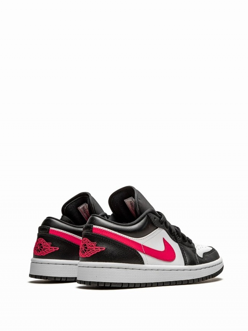 Air Jordan 1 Nike Low Mujer Blancas Negras | OGF-015489