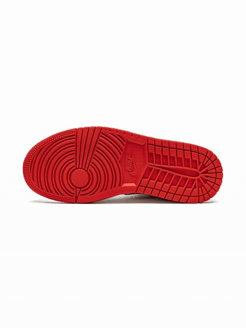 Air Jordan 1 Nike Mid Mujer Blancas Azules Rojas | XQZ-721839