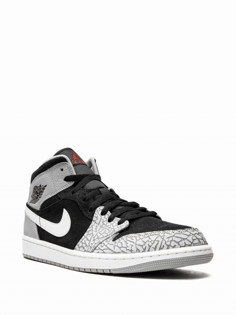 Air Jordan 1 Nike Mid SE Hombre Negras | WIR-318654