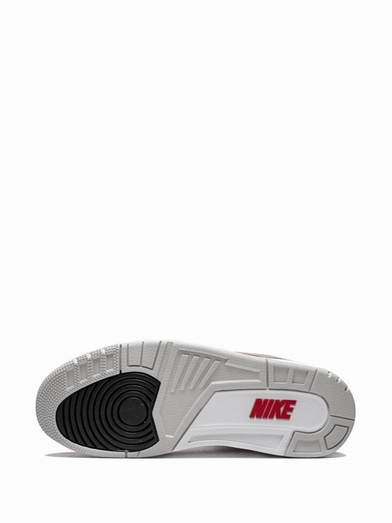 Air Jordan 3 Nike Retro TinkerHigh Top Mujer Blancas Rojas | DVO-064812