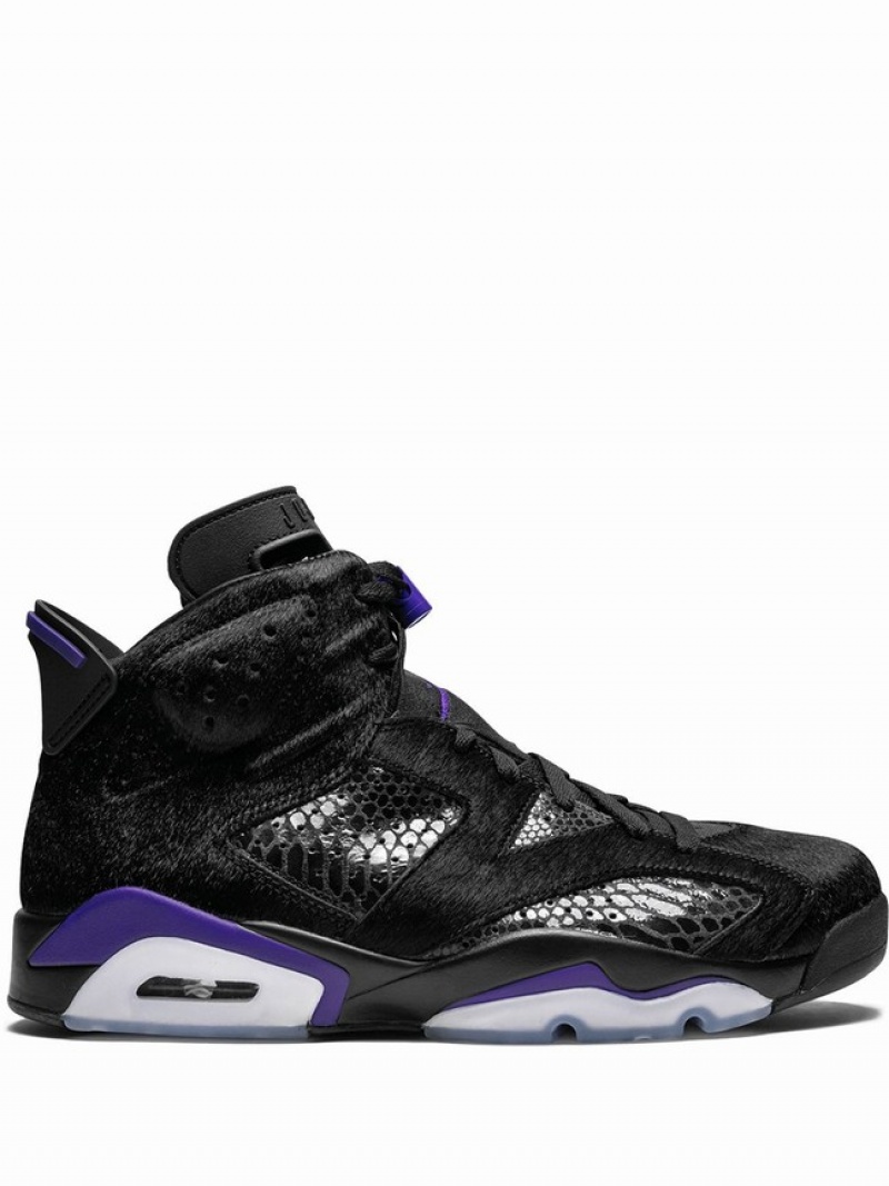 Air Jordan 6 Nike x Social Status Retro SP Black Cat Mujer Negras | PHD-867529
